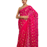 Pink Lehariya Saree | Sikhiya Gotta & Sequin Work on Georgette | Jaipurio Designer Collection